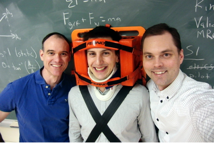 Neil McDonald, Florent Thezard and Dr. Rob Pryce