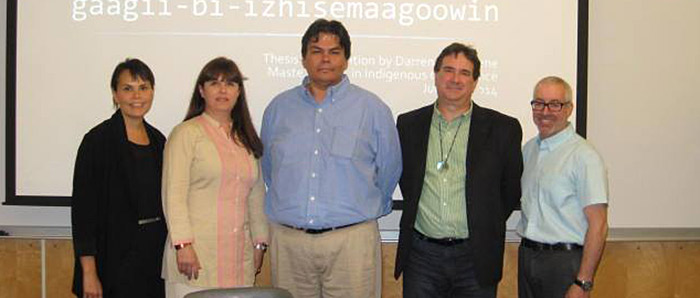 Group shot - Darren Courchene Thesis Defense