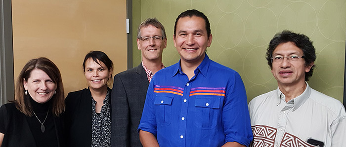 Group shot - Wabanakwut Kinew Thesis Defense