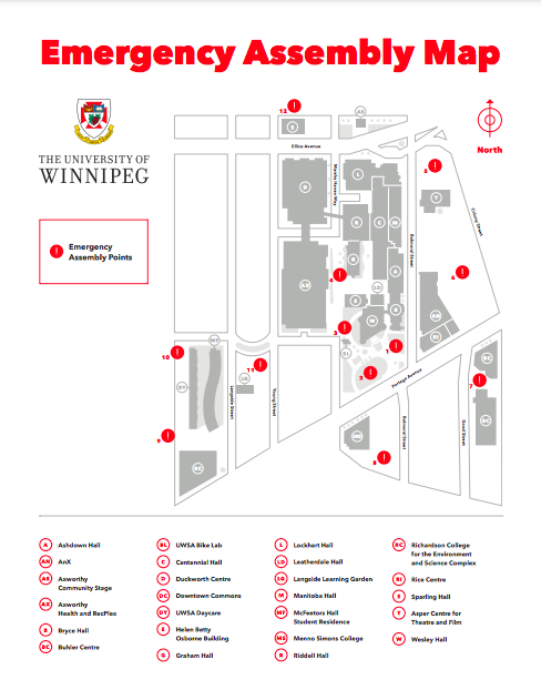 Emergency Assembly Points Map