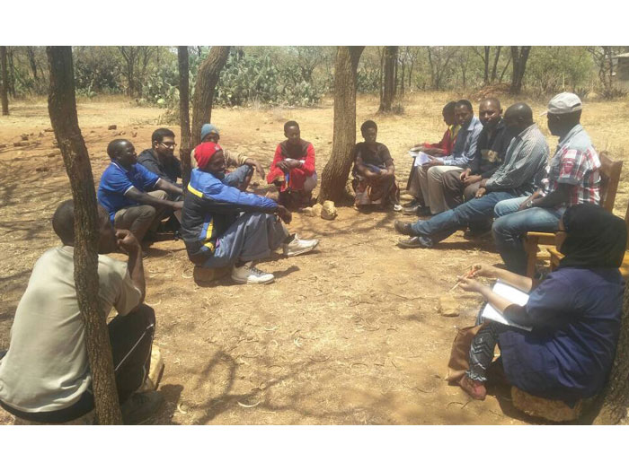 Group planning with Endasak tree-planting and bee-keeping group