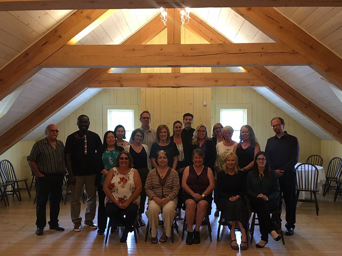 GET staff involved in Blanket exercise