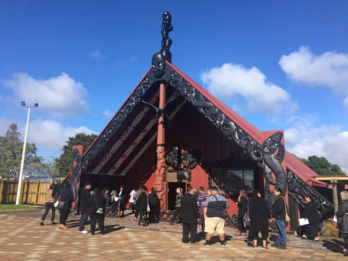 At Ōrākei Marae  for the Housing First Auckland Collective Hui