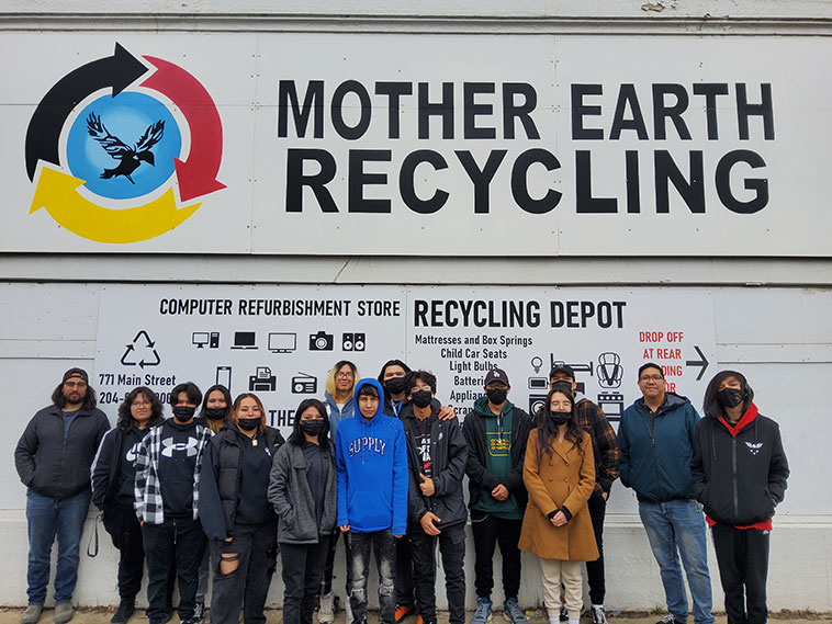 Mo at Mother Earth Recycling