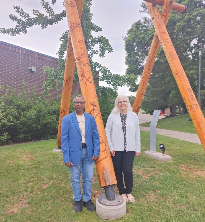 Kashem and Dr. Lise Olsen