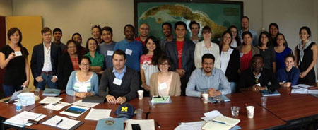 Group photo from 2014 Summer Program on Indigenous Peoples’ Rights
