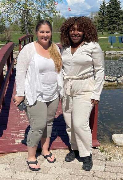 Kate Rempel and Bunmi Afolabi