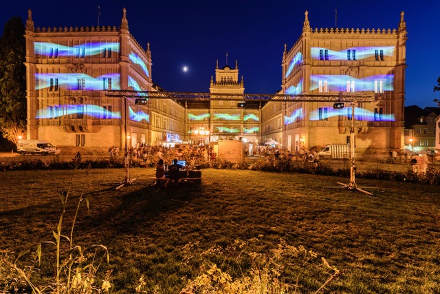 coburg museum at night