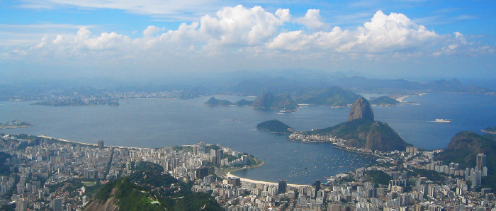 Rio de Janeiro, city and water view