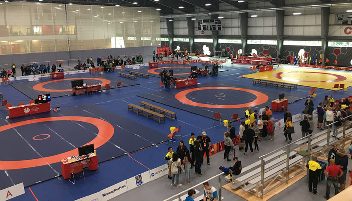 Wrestling Competition in full swing at the RecPlex.