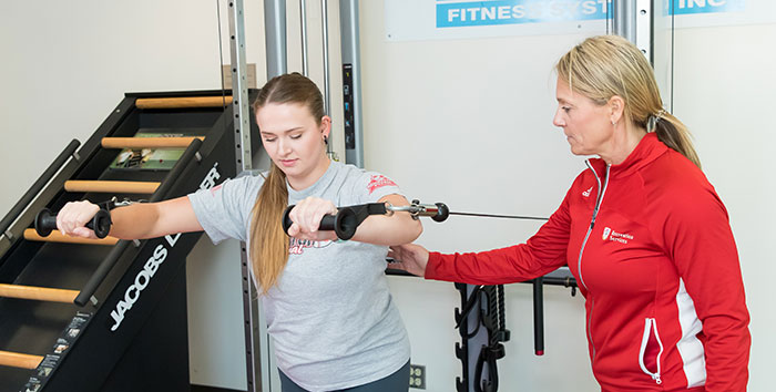 Personal Training Session in the Fitness Centre.