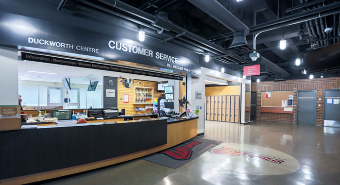 Fitness Centre Customer Service Desk