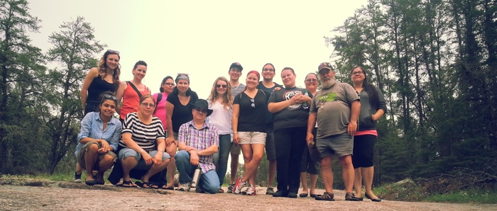 Students in the Indigenous Ceremonies and Healing experiential course