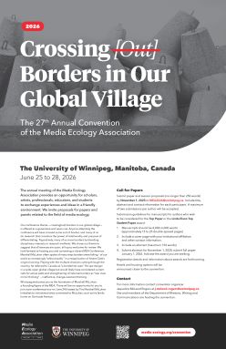 Crossing Out Borders in Our Global Village PDF Clickable stating the conference's theme