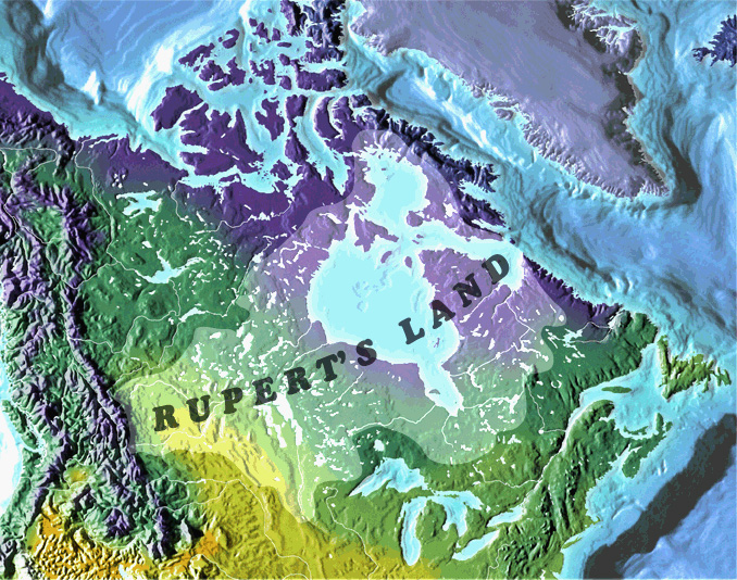 Map of Rupert's Land