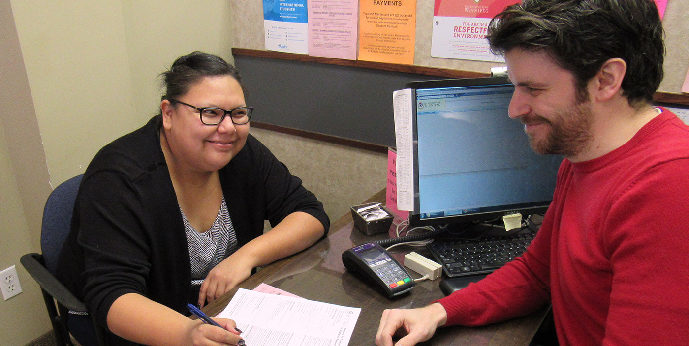 Student Central Staff and Student