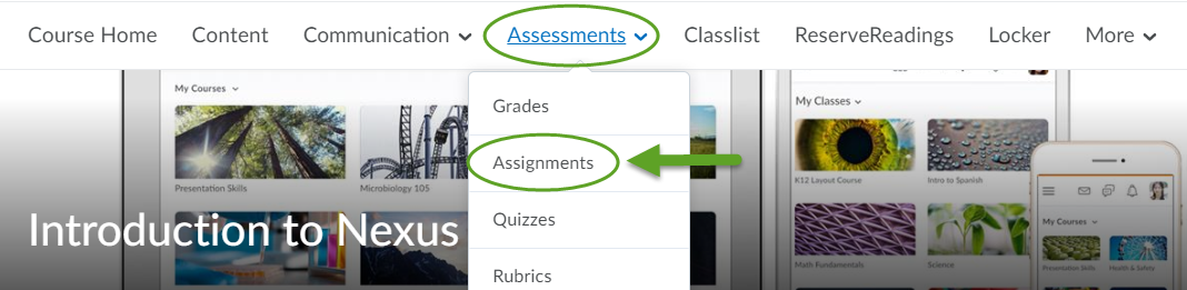 assignments tool location