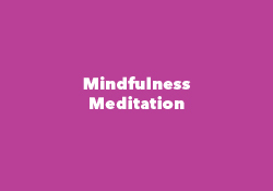 webinar title Mindfulness Meditation