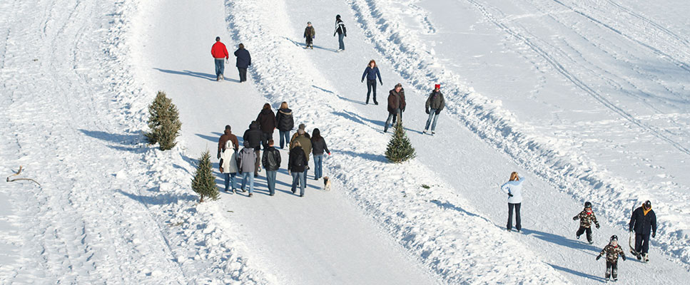 People on the River Trail