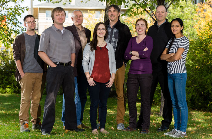 Group picture on lawn