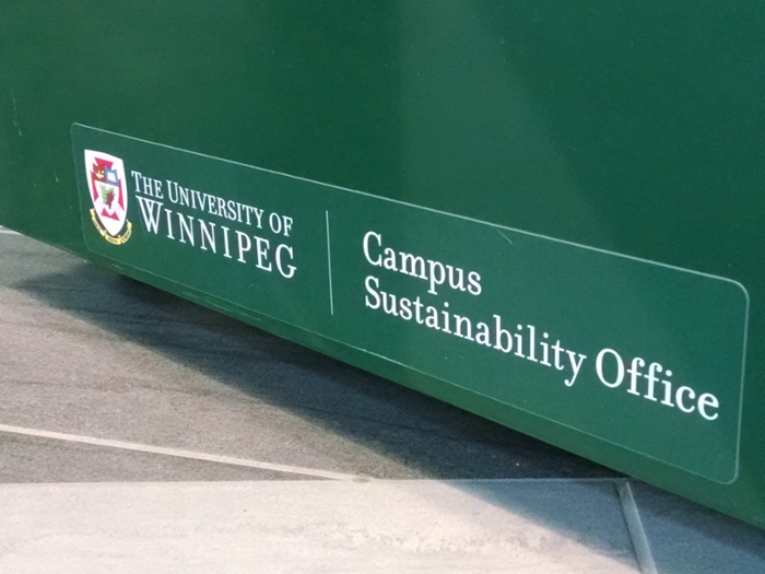 Sustainability office sticker