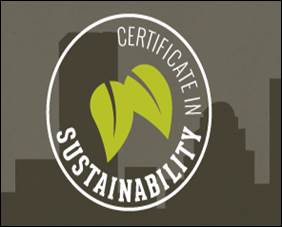 Certificate of Sustainability