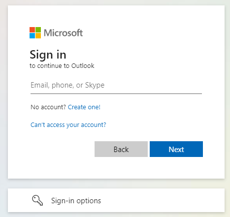 Microsoft Sign in