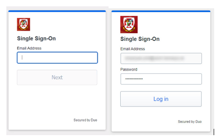 New Duo Login Page