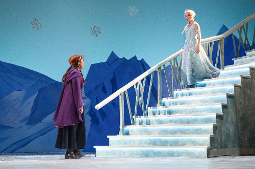 Photos of Frozen and Webinar website