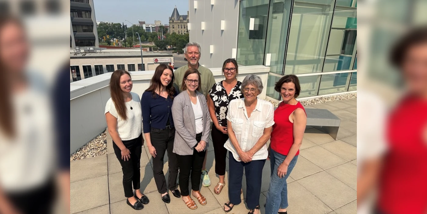 committee photo on the roof
