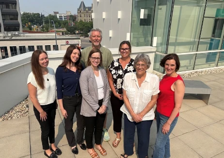 committee photo on the roof