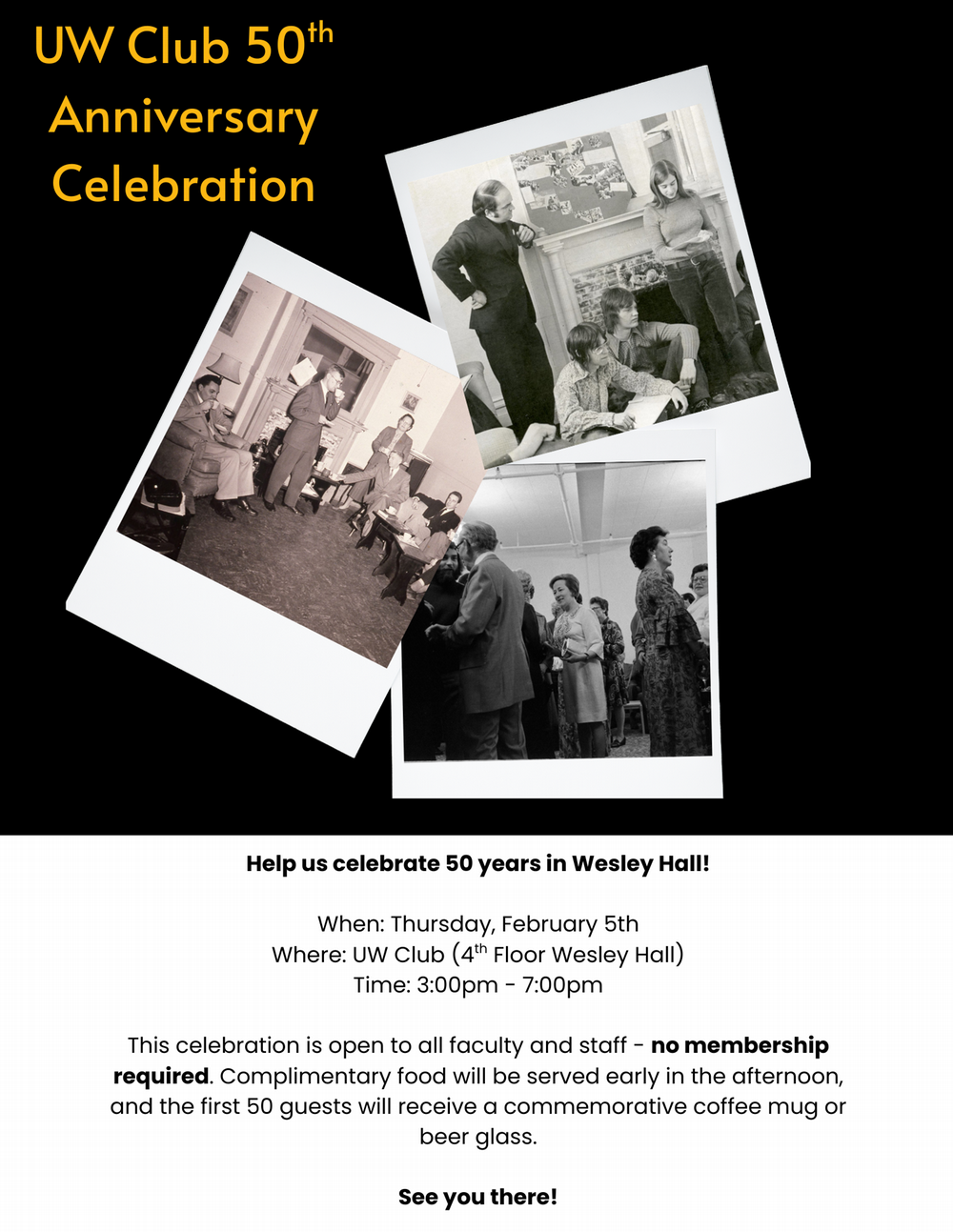 UW Club 50th anniversary