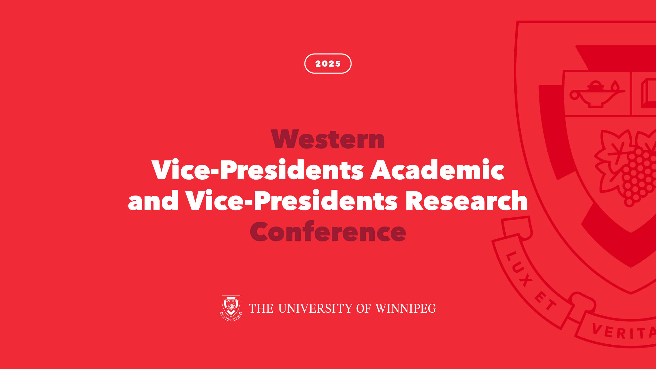 Western Vice Presidents Academic and Vice Presidents Research Conference