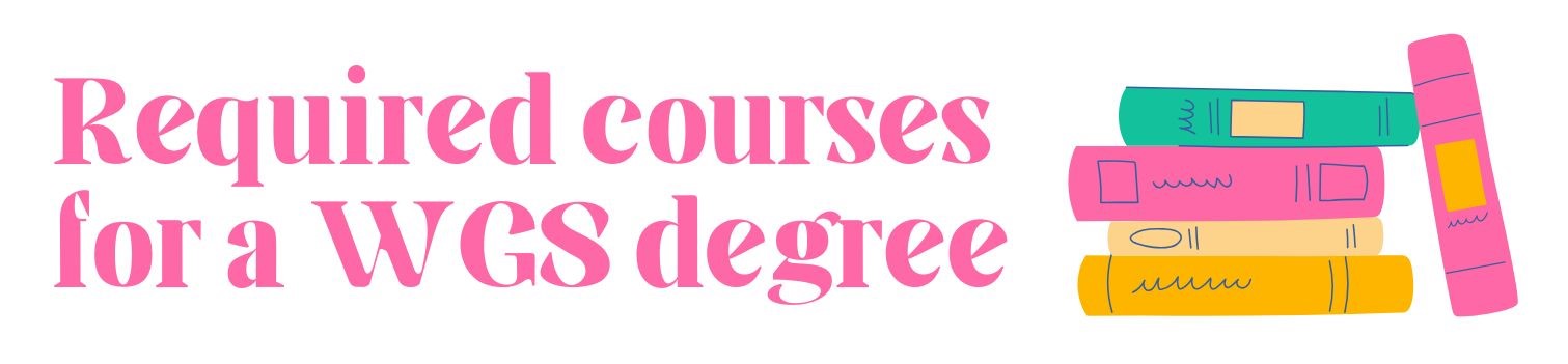 Required courses for a WGS degree