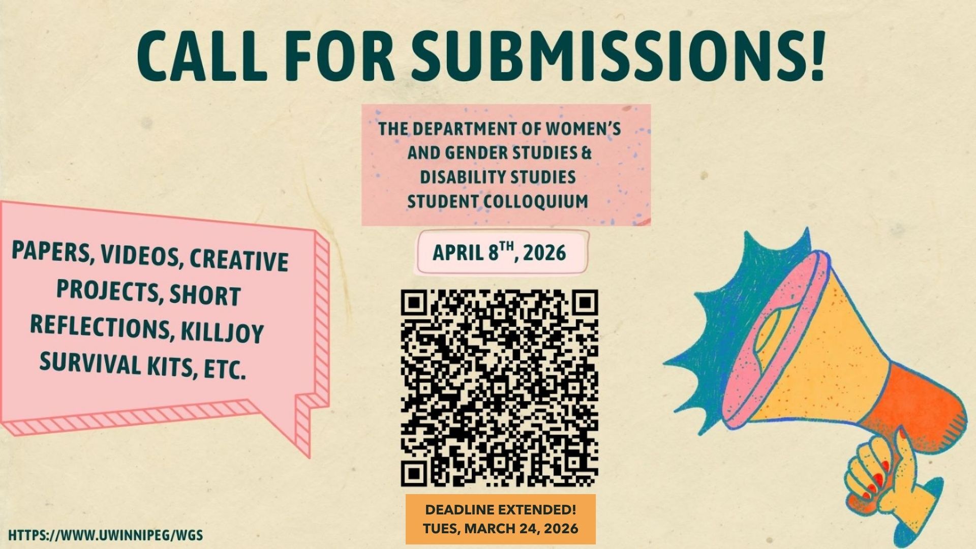 Call for submissions for colloquium
