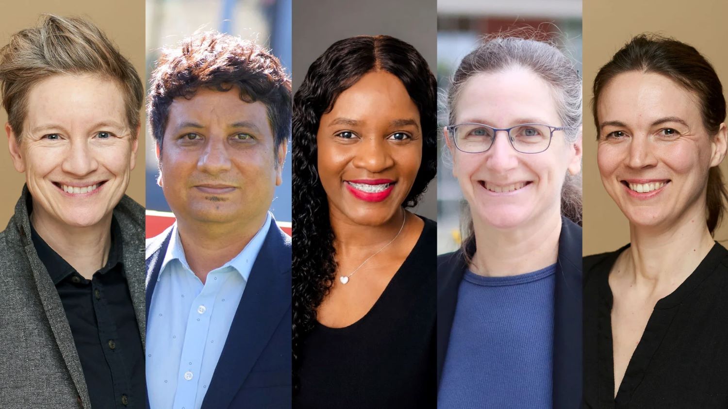 From left: UWINnovate Competition winners Dr. Angela Failler, Dr. Anuraag Shrivastav, Dr. Kishi Anderson Leachman, Dr. Melanie Martin, and Dr. Katharina Maier.