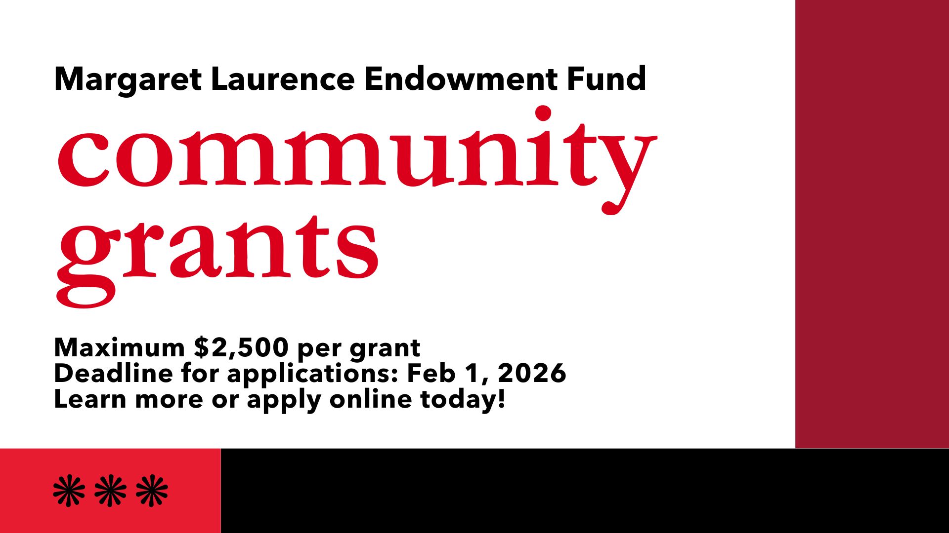 MLEF Community Grants promo