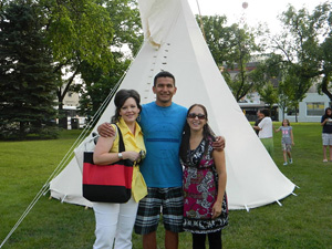 Jennifer Rattray, Wab Kinew, Sharon Redsky