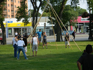 Raising Teepee July 17, 2012